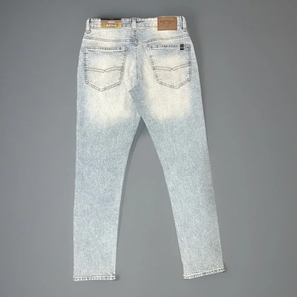 NWT Buffalo David Bitton Slim Ash Stretch Denim Jeans Men's 30x30 - Picture 2 of 8
